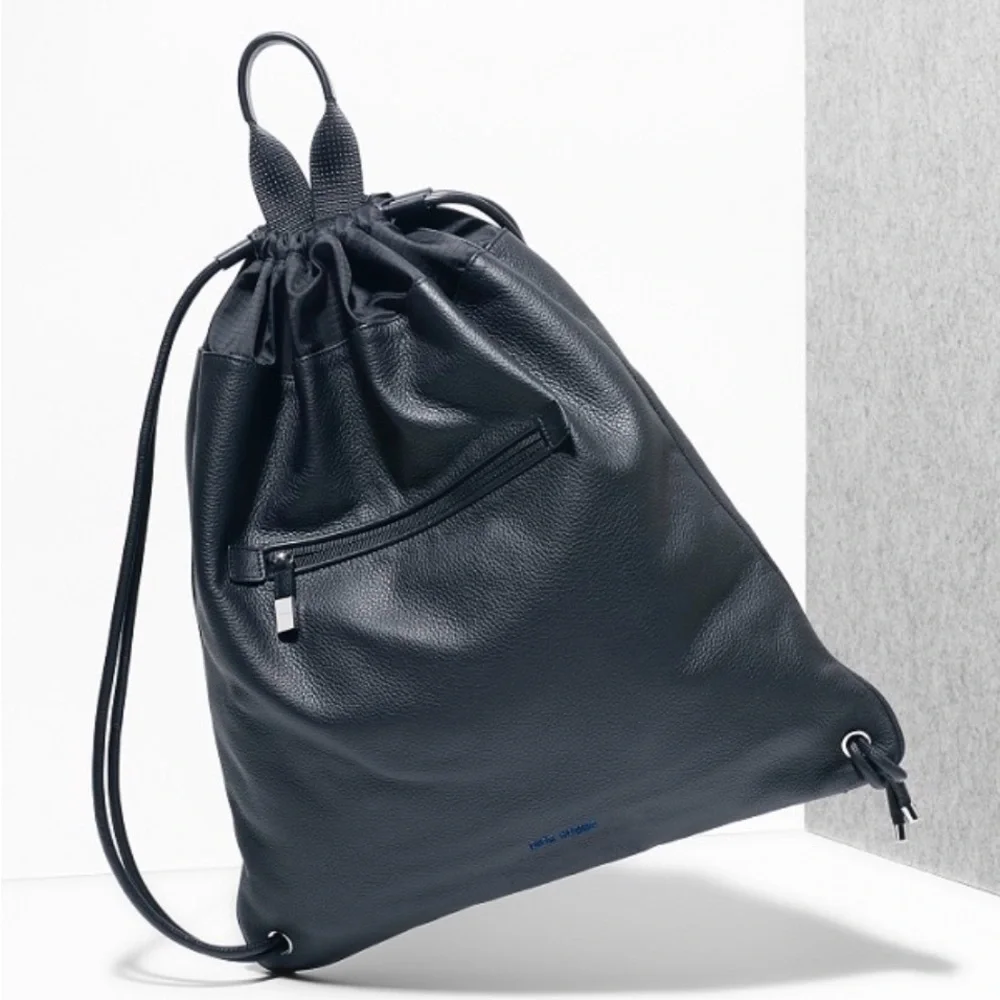 Dior Homme Black Leather Backpack